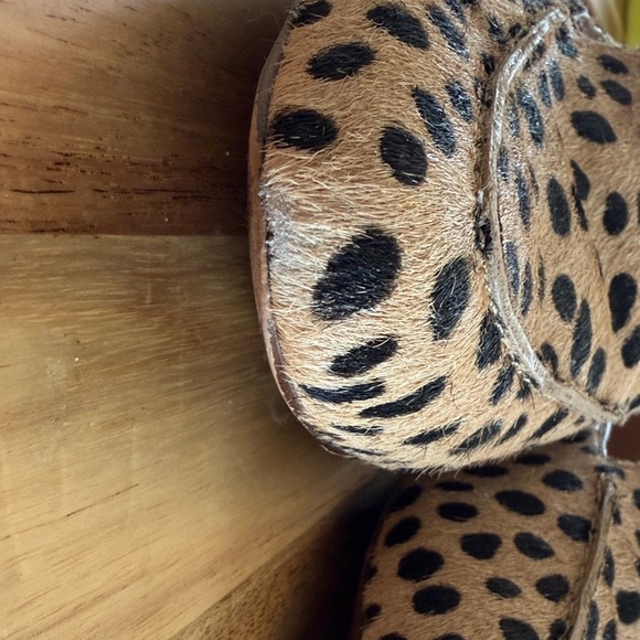 Madewell Cheetah-Print Pointed Toe Loafers in Tan and Black - Picture 6 of 7